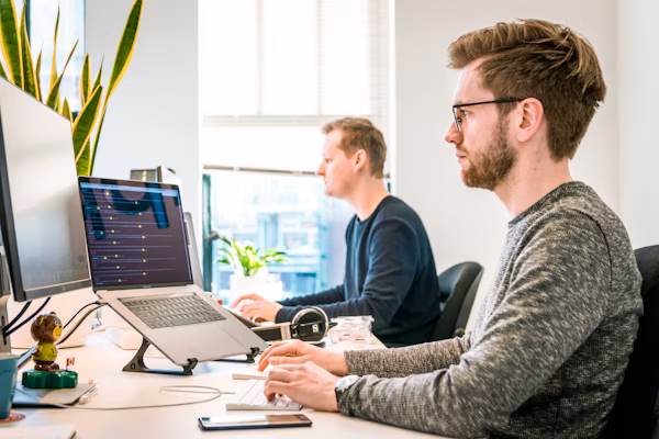 App Uploader development team at work